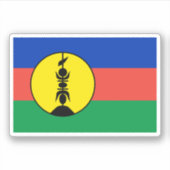 Nieuw-Caledonië Sticker (Voorkant)
