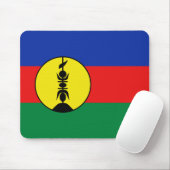 Nieuw-Caledonië Vlag Mousepad Muismat (Met muis)