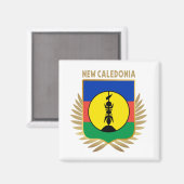 Nieuw-Caledonië-vlaggenschip Magneet (Voorkant / Achterkant)