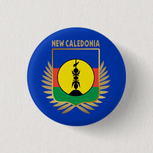 Nieuw-Caledonië-vlaggenschip Ronde Button 3,2 Cm