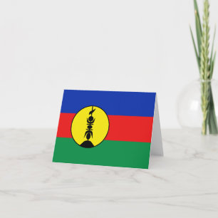 Nieuw-Caledonische Vlag Notitiekaart