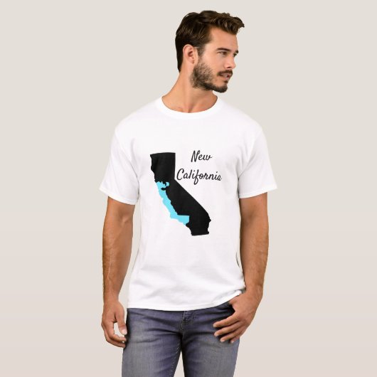 Nieuw California T-shirt (Voorkant volledig)