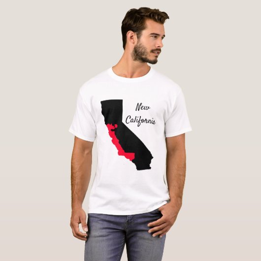 Nieuw California T-shirt (Voorkant volledig)