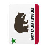 Nieuw-Californische vlag magneet (Verticaal)