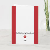 Nieuw Canadees staatsburgerschap cadeau Gefelicite Kaart (Achterkant)