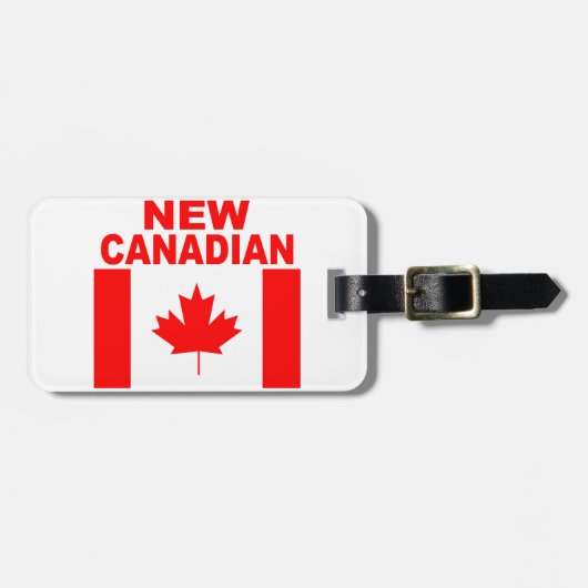 NIEUW-CANADIAN BAGAGELABEL (Voorkant horizontaal)