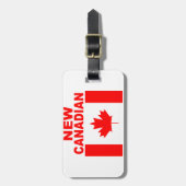 NIEUW-CANADIAN BAGAGELABEL (Voorkant verticaal)