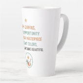 Nieuw Canvas Zonsopgang Latte Mok (Rechterhoek)