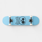 NIEUW - Cartoon Schedel Persoonlijk Skateboard (Horizontaal)