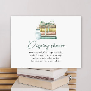 Nieuw Chapter Baby shower Display Shower Informatiekaartje