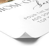 Nieuw Chapter Baby shower Mom-Osa Bar Poster (Hoek)