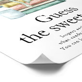 Nieuw Chapter Baby shower - Raad de zoete puinhoop Poster (Hoek)