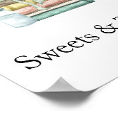 Nieuw Chapter Baby shower snoep en lekkernijen Poster (Hoek)