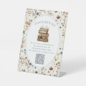 Nieuw Chapter baby shower wildflower luierfonds Reclamebord Met Voetstuk (Voorkant)