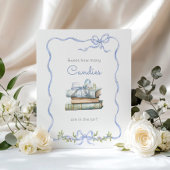 Nieuw Chapter Blue boog Hoeveel Snoepjes Poster