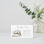 Nieuw Chapter Blue Bow Boeken voor baby wildflower Informatiekaartje (Staand voorkant)