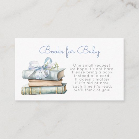 Nieuw Chapter Blue Bow Boeken voor baby wildflower Informatiekaartje (Voorkant)