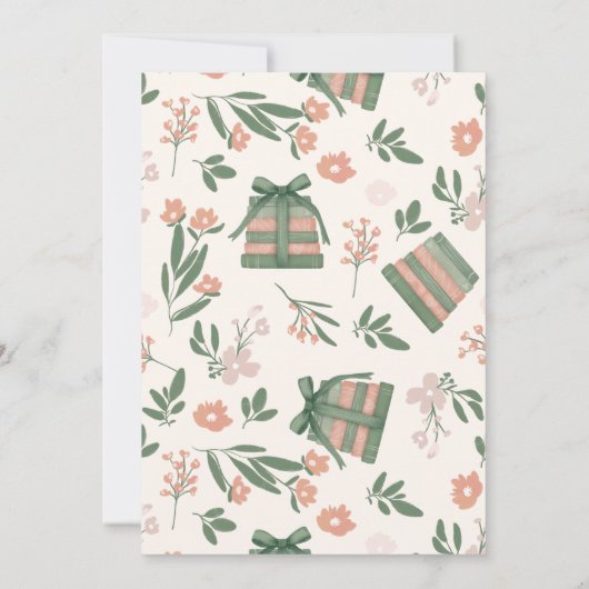 Nieuw Chapter Boeken Whimsical Sage groen Baby sho Bedankkaart (Achterkant)