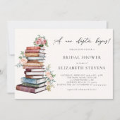 Nieuw Chapter Book Lover Bookworm Chic Vrijgezelle Kaart (Voorkant)