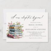 Nieuw Chapter Book Lover Bookworm Roos Vrijgezelle Kaart (Voorkant)