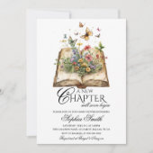 Nieuw Chapter Book Theme Baby shower Invitation Kaart (Voorkant)