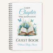 Nieuw Chapter Boy Brunch Boek Baby shower Gastboek (Voorkant)