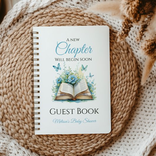 Nieuw Chapter Boy Brunch Boek Baby shower Gastboek