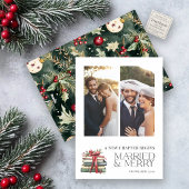 Nieuw Chapter Married & Merry Pas getrouwd Bow 2 F Feestdagenkaart