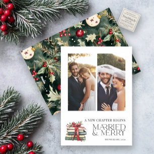 Nieuw Chapter Married & Merry Pas getrouwd Bow 2 F Feestdagenkaart