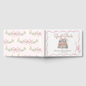 Nieuw Chapter Pink Bow Baby shower Gastenboek (Volledig)