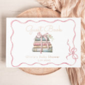 Nieuw Chapter Pink Bow Baby shower Gastenboek