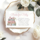 Nieuw Chapter Pink Bow Boeken voor baby ticket Informatiekaartje