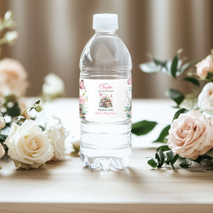 Nieuw Chapter Pink Girl Storybook Book Baby shower Waterfles Etiket
