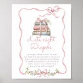 Nieuw Chapter Roze boog Late Night Luiers spel Poster (Voorkant)