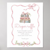 Nieuw Chapter Roze strik  Luier Raffle Poster (Voorkant)