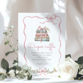 Nieuw Chapter Roze strik  Luier Raffle Poster