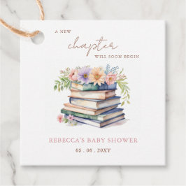 Nieuw Chapter Story boek Genderneutraal Baby showe Bedankjes Labels