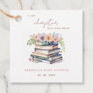 Nieuw Chapter Story boek Genderneutraal Baby showe Bedankjes Labels