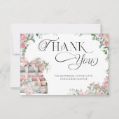 Nieuw Chapter Storybook Baby shower Bedankt Kaart (Voorkant)