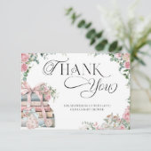 Nieuw Chapter Storybook Baby shower Bedankt Kaart (Staand voorkant)