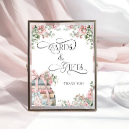 Nieuw Chapter Storybook Bow Bloemen Kaarten en Ges Poster