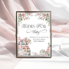 Nieuw Chapter Storybook Bow Bloemenboeken voor Bab Poster