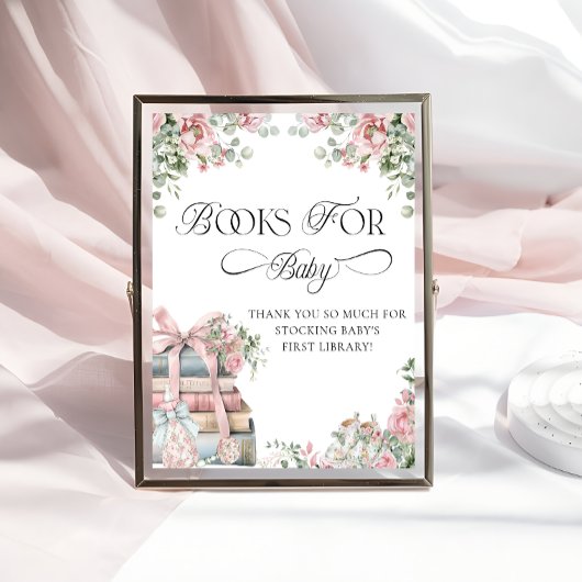 Nieuw Chapter Storybook Bow Bloemenboeken voor Bab Poster