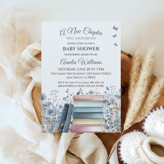 Nieuw Chapter Storybook Classic Baby shower Kaart