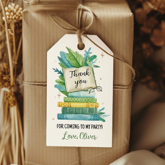 Nieuw Chapter Storybook Party Bedankt Label Cadeaulabel