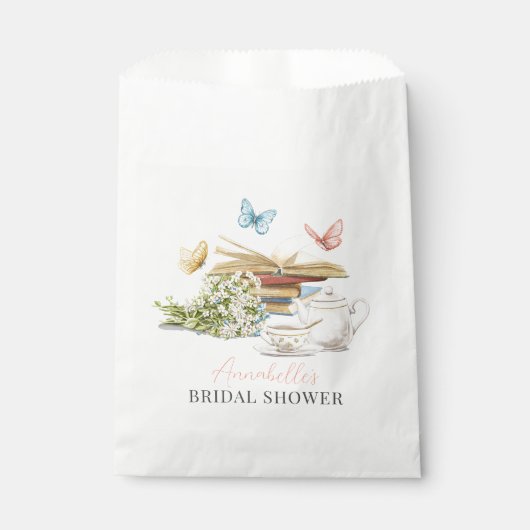 Nieuw Chapter Tea Set Vlinders Boek Vrijgezellenfe Bedankzakje (Voorkant)