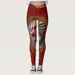 Nieuw Chinees drakenjaar Leggings