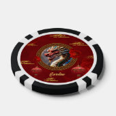 Nieuw Chinees drakenjaar Poker Chips (Enkel)