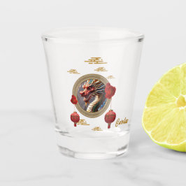 Nieuw Chinees drakenjaar Shot Glas