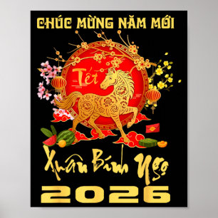 Nieuw Chuc Mung Nam Moi Vietnamees Poster
